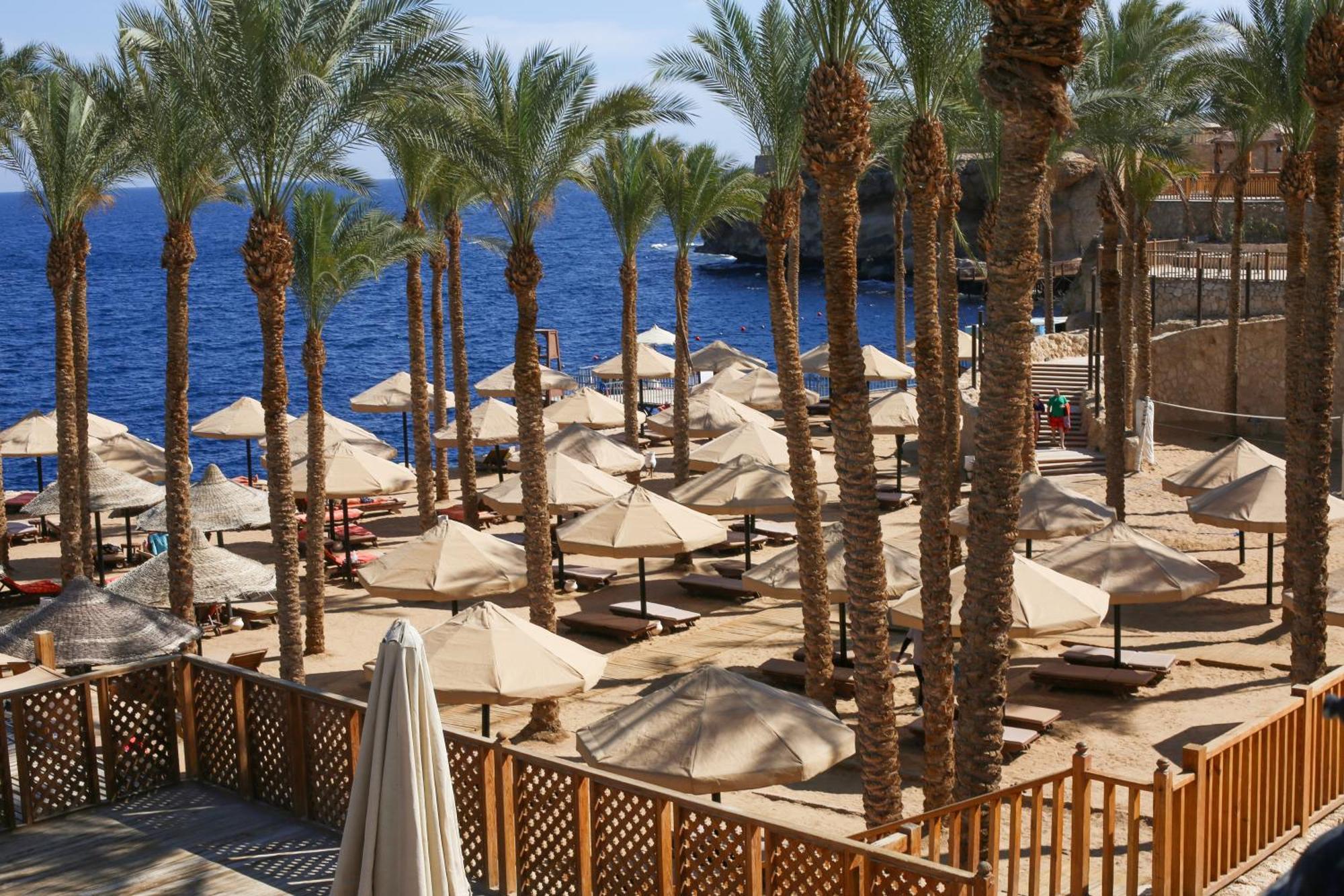 The Grand Hotel Sharm El Sheikh Exteriér fotografie Beach at the Hilton Taba